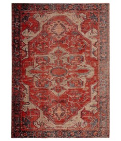 Jaipur Living Leighton Indoor/ Outdoor Medallion Red/ Blue Pol06 Area Rug 2 ft. X 3 ft. Rectangle