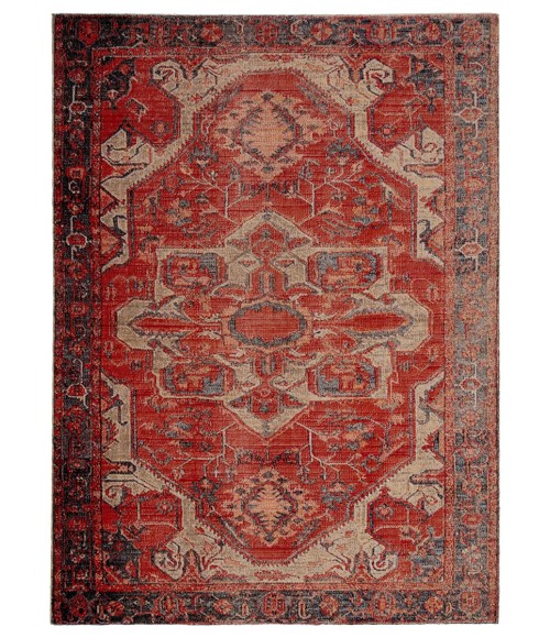 Polaris Area Rug Jaipur Living Leighton Indoor/ Outdoor Medallion Red/ Blue Area Rug (8'10"X12')