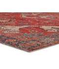Polaris Area Rug Jaipur Living Leighton Indoor/ Outdoor Medallion Red/ Blue Round Area Rug (7'10"X7'10")