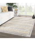 Jaipur Living Giralda Indoor/ Outdoor Trellis Light Gray/ Yellow Area Rug (8'10"X12')