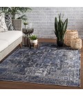 POLARIS RUG Jaipur Living Isolde Indoor/ Outdoor Medallion Blue/ Black Runner Rug (2 8"X10 )