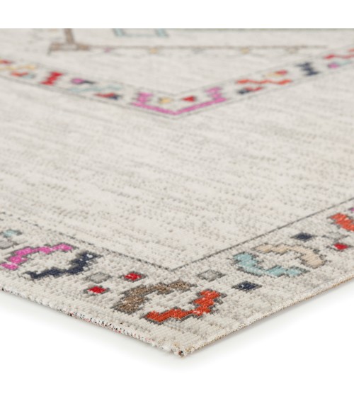 Polaris Area Rug Jaipur Living Tov Indoor/ Outdoor Medallion Light Gray/ Multicolor Area Rug (8'10"X12')
