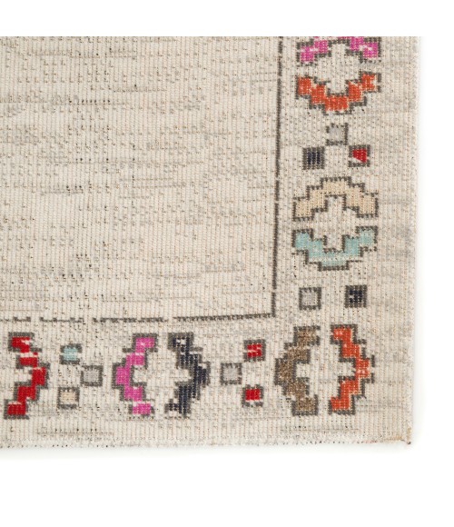 Polaris Area Rug Jaipur Living Tov Indoor/ Outdoor Medallion Light Gray/ Multicolor Area Rug (8'10"X12')