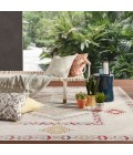 Polaris Area Rug Jaipur Living Tov Indoor/ Outdoor Medallion Light Gray/ Multicolor Area Rug (8'10"X12')