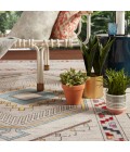 Polaris Area Rug Jaipur Living Tov Indoor/ Outdoor Medallion Light Gray/ Multicolor Area Rug (8'10"X12')