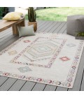 Polaris Area Rug Jaipur Living Tov Indoor/ Outdoor Medallion Light Gray/ Multicolor Area Rug (8'10"X12')