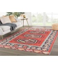 POLARIS RUG Jaipur Living Miner Indoor/ Outdoor Medallion Red/ Yellow Area Rug (2 X3 )