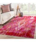 Jaipur Living Zenith Indoor/ Outdoor Ikat Pink/ Orange Area Rug (8'10"X12')