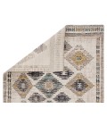 Jaipur Living Dez Indoor/ Outdoor Tribal Blue/ Yellow Area Rug (2'X3')