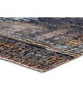 Jaipur Living Dez Indoor/ Outdoor Tribal Blue/ Orange Area Rug (5'3"X7'6")