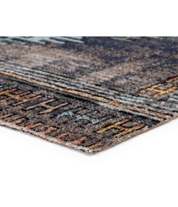 Jaipur Living Polaris Dez POL18 Blue/Orange 5 ft. 3 in. X 7 ft. 6 in. Rectangle Rug