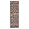 Jaipur Living Polaris Dez POL18 Blue/Orange 2 ft. 8 in. X 10 ft. Rectangle Rug