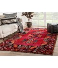 Jaipur Living Paloma Indoor/ Outdoor Tribal Red/ Black Runner Rug (2'8"X10')