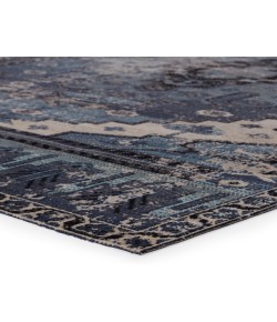 Jaipur Living Cicero Indoor/ Outdoor Medallion Blue/ Gray Runner Pol39 Area Rug 2 ft. 8 in. X 10 ft. Runner