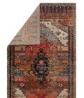 Jaipur Living Cicero Indoor/ Outdoor Medallion Multicolor/ Orange Area Rug (7'6"X9'6")