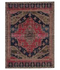 Jaipur Living Cicero Indoor/ Outdoor Medallion Pink/ Blue Area Rug (7'6"X9'6")