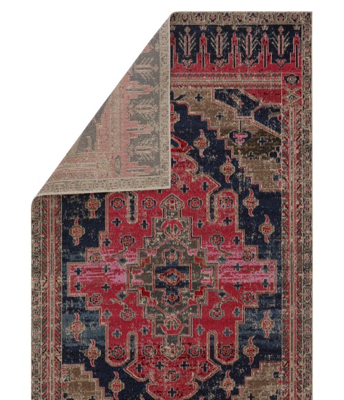 Jaipur Living Cicero Indoor/ Outdoor Medallion Pink/ Blue Area Rug (7'6"X9'6")
