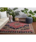 Jaipur Living Cicero Indoor/ Outdoor Medallion Pink/ Blue Area Rug (7'6"X9'6")