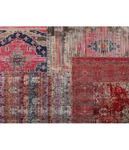 Jaipur Living Cicero Indoor/ Outdoor Medallion Pink/ Blue Area Rug (7'6"X9'6")