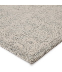 Jaipur Living Linde Handmade Medallion Gray/ White Pro01 Area Rug 9 ft. X 12 ft. Rectangle