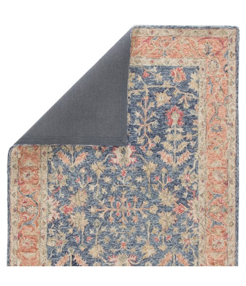 Province Area Rug Jaipur Living Presley Handmade Oriental Blue/ Red Area Rug (5'X8')