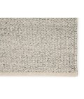 Jaipur Living Lamanda Indoor/ Outdoor Solid Light Gray/ Ivory Runner Rug 3'X10'