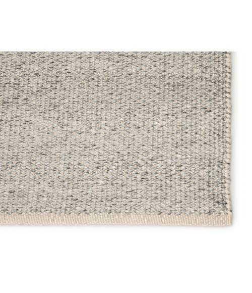Jaipur Living Lamanda Indoor/ Outdoor Solid Light Gray/ Ivory Runner Rug 3'X10'