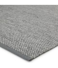 Jaipur Living Lamanda Indoor/ Outdoor Solid Gray/ Ivory Area Rug 4'X6'