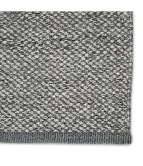 Jaipur Living Lamanda Indoor/ Outdoor Solid Gray/ Ivory Area Rug 4'X6'