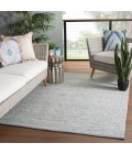 Jaipur Living Lamanda Indoor/ Outdoor Solid Gray/ Ivory Area Rug 4'X6'