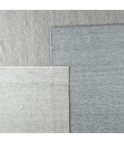 Jaipur Living Lamanda Indoor/ Outdoor Solid Gray/ Ivory Area Rug 4'X6'