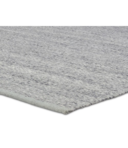 Jaipur Living Lamanda Handmade Indoor/Outdoor Solid Gray/ Light Blue Area Rug 10'X14'