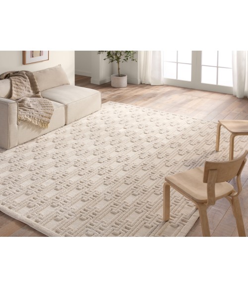 PTR03 Torean Rug Jaipur Living Torean Geometric Cream Area Rug 3'11"X5'11"