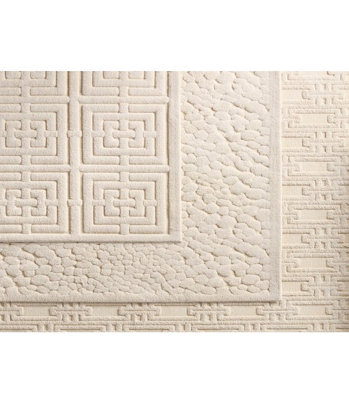 PTR03 Torean Rug Jaipur Living Torean Geometric Cream Area Rug 3'11"X5'11"