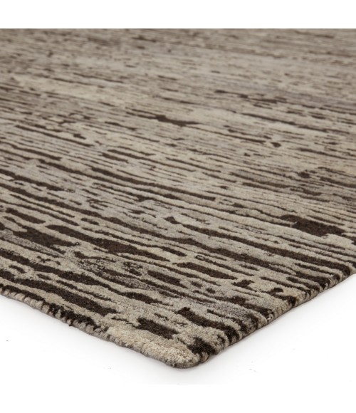 Pathways by Verde Home Area Rug Verde Home by Jaipur Living Nairobi Handmade Striped Dark Brown/ Light Gray Area Rug (10'X14')