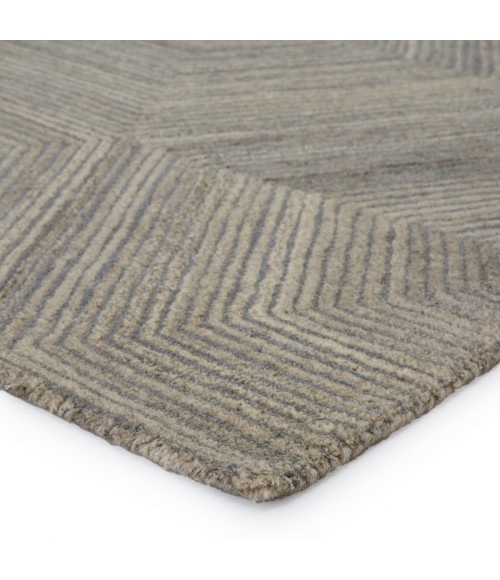 Verde Home by Jaipur Living Rome Handmade Geometric Gray Area Rug (9'X12')