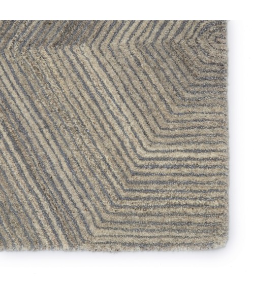 Verde Home by Jaipur Living Rome Handmade Geometric Gray Area Rug (9'X12')
