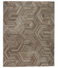 Verde Home by Jaipur Living Rome Handmade Geometric Brown/ Light Gray Area Rug (9'X12')