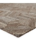 Verde Home by Jaipur Living Rome Handmade Geometric Brown/ Light Gray Area Rug (9'X12')