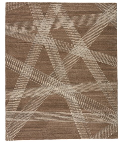 Verde Home by Jaipur Living Delhi Handmade Trellis Tan/ Light Gray Area Rug (5'X8')