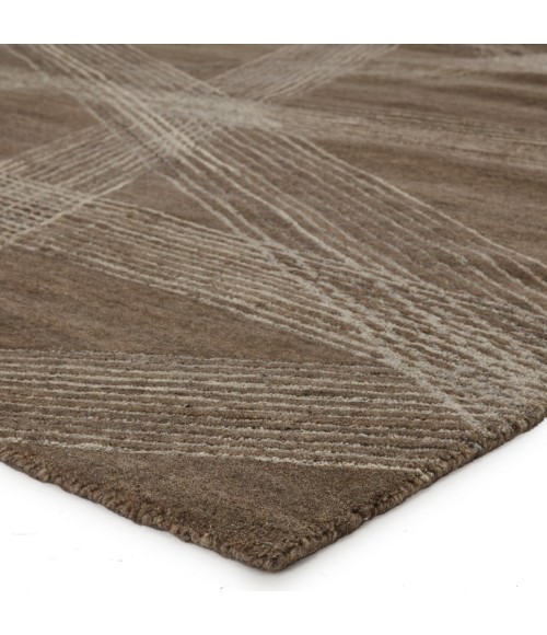 Verde Home by Jaipur Living Delhi Handmade Trellis Tan/ Light Gray Area Rug (5'X8')