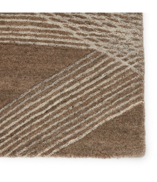 Verde Home by Jaipur Living Delhi Handmade Trellis Tan/ Light Gray Area Rug (5'X8')