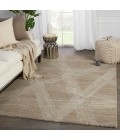 Verde Home by Jaipur Living Delhi Handmade Trellis Tan/ Light Gray Area Rug (5'X8')
