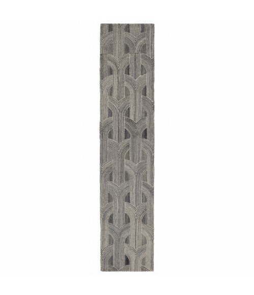 Verde Home by Jaipur Living Manhattan Handmade Trellis Gray Runner Rug 2'6"X10'