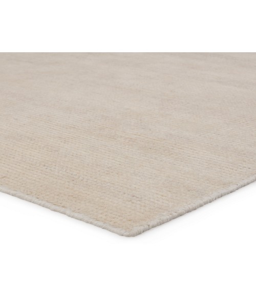 Jaipur Living Limon Solid Cream/ Light Brown Runner Rug 3'X12'