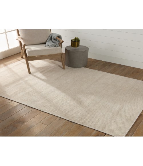 Jaipur Living Limon Solid Cream/ Light Brown Runner Rug 3'X12'