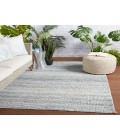 Jaipur Living Crispin Indoor/ Outdoor Solid Blue/ White Area Rug (5'X8')