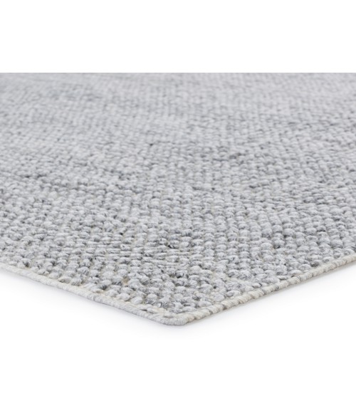 Jaipur Living Crispin Indoor/ Outdoor Solid Gray/ Ivory Area Rug (7'10"X10'10")