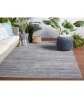 Jaipur Living Limon Indoor/ Outdoor Solid Gray/ Blue Area Rug (7'10"X10'10")