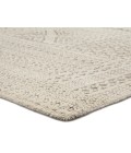 REIGN RUG Jaipur Living Jadene Hand-Knotted Geometric White/ Light Gray Area Rug (7 10"X10 10")